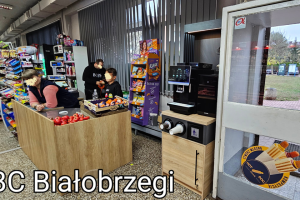 Kącik kawowy w sklepie ABC w Białobrzegach