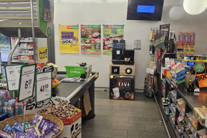 Ekspres do kawy ZONE w  Delikatesach Centrum Nowa Sarzyna ul.Jana Pawła II